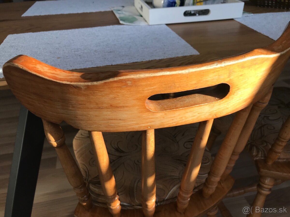 Stoličky z tvrdého dreva - 5