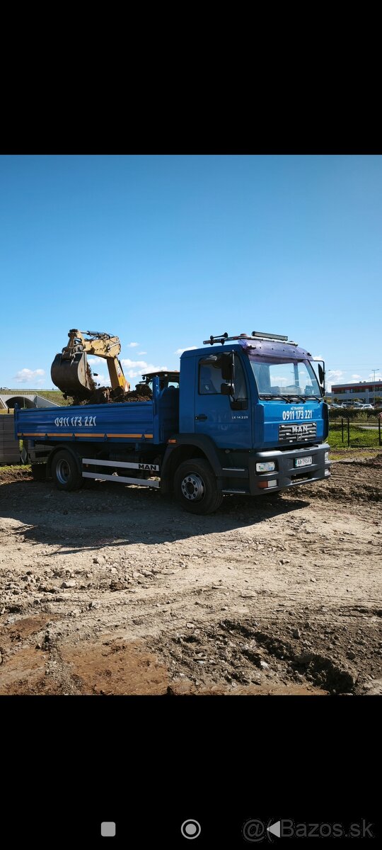 Preprava sypkých materiálov - NOSNOSŤ 8T - 5