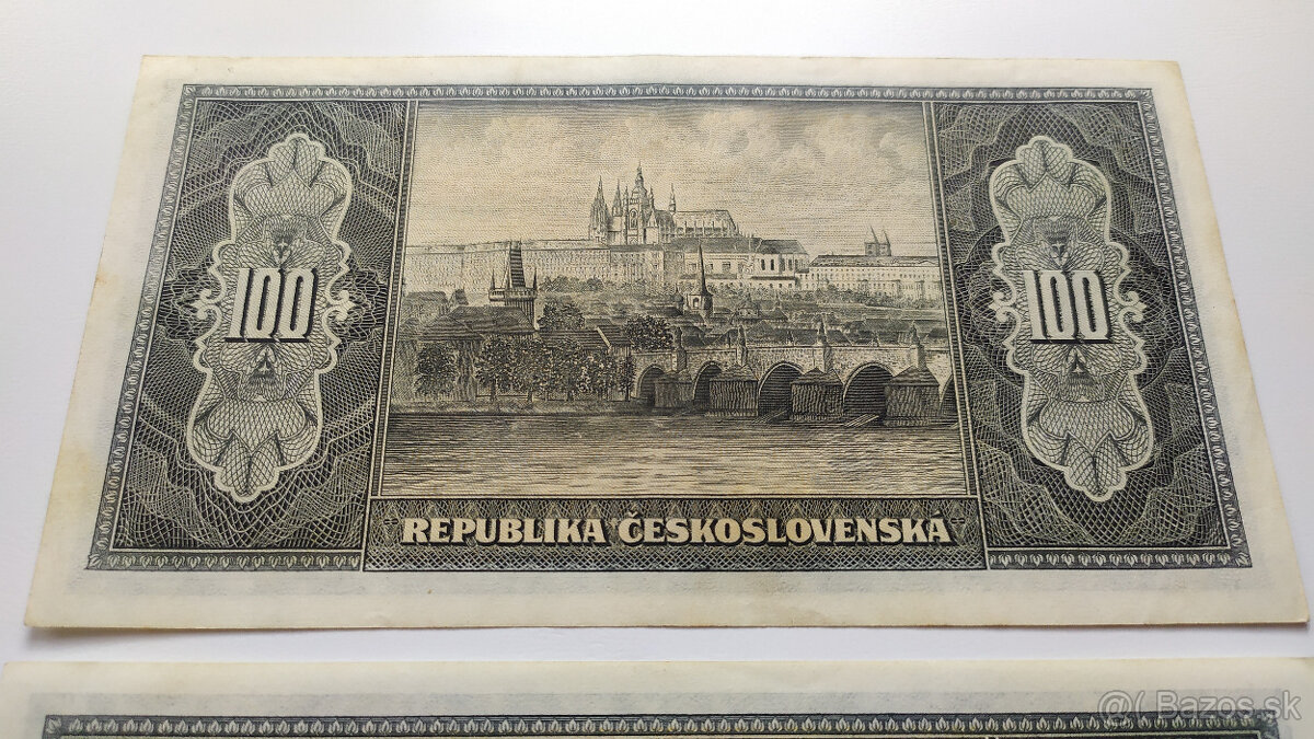 100 Kčs 1945 neperforované - 5