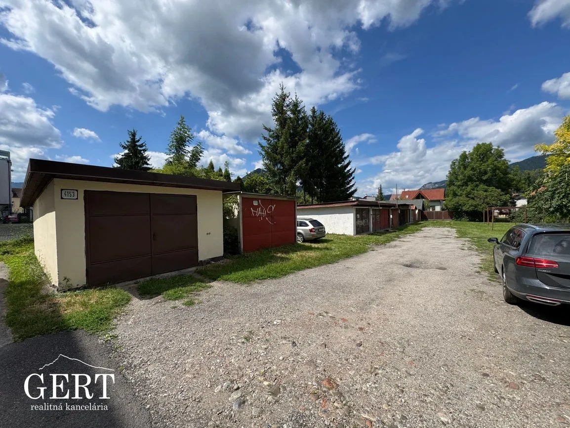 REZERVOVANÉ Garáž , Ružomberok, ul. Gen. Miloša Vesela - 5