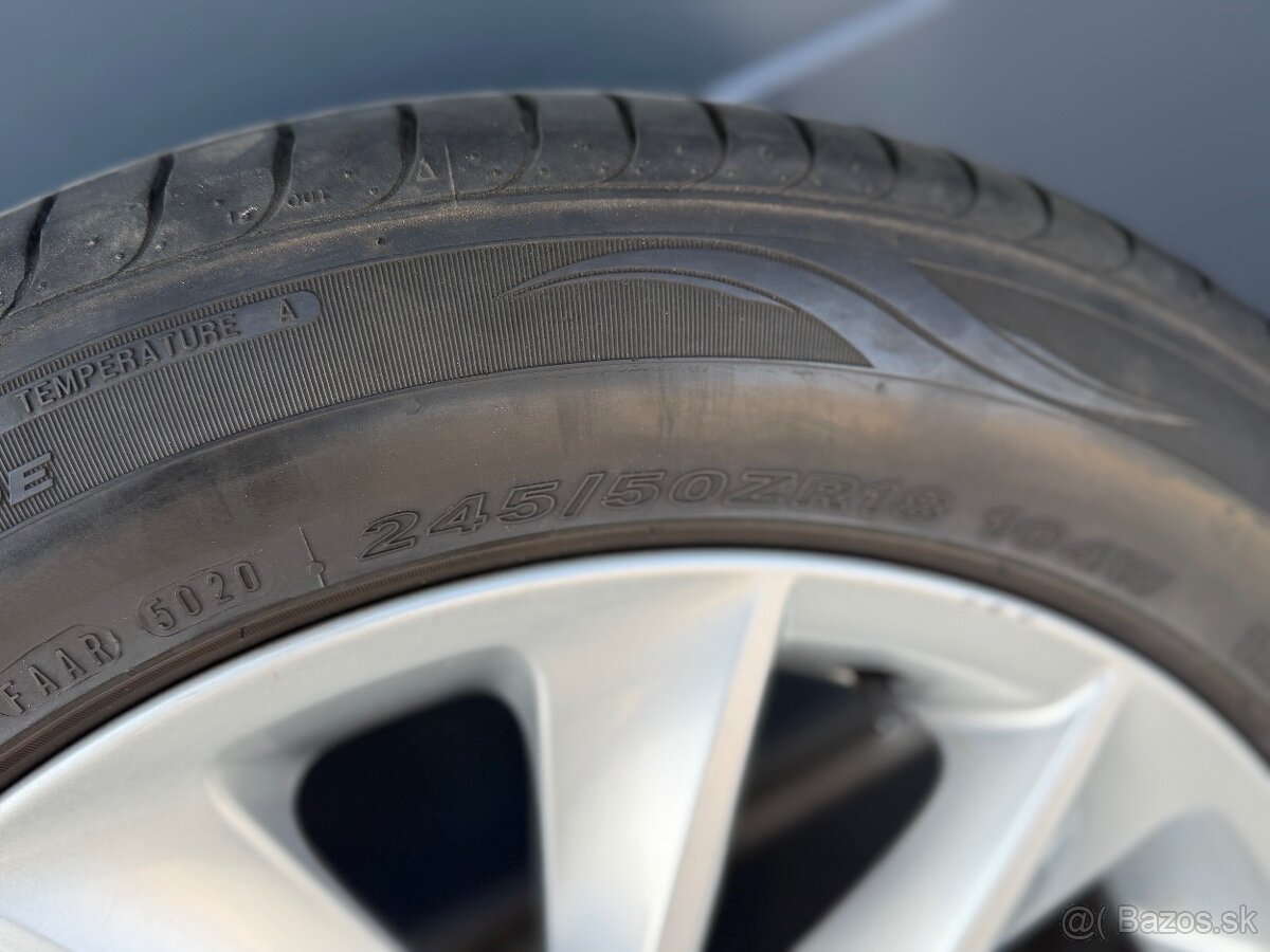 Originál BMW letná sada 245/50 R18 X3 - 5