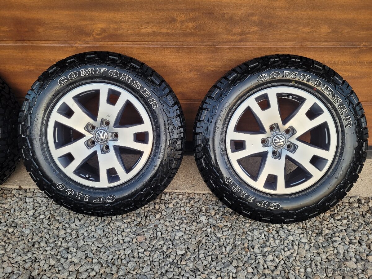 Vw AMAROK disky + pneu 245/70R17