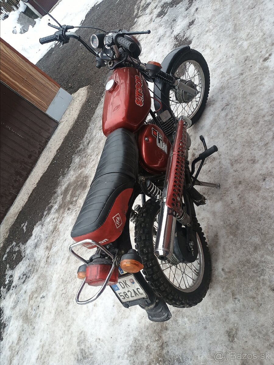 Motocykel Simson enduro - 5