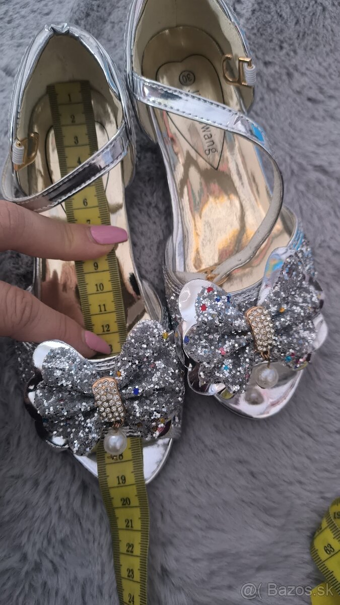 Sandálky pre princeznú c.30 vd 19 cm - 5