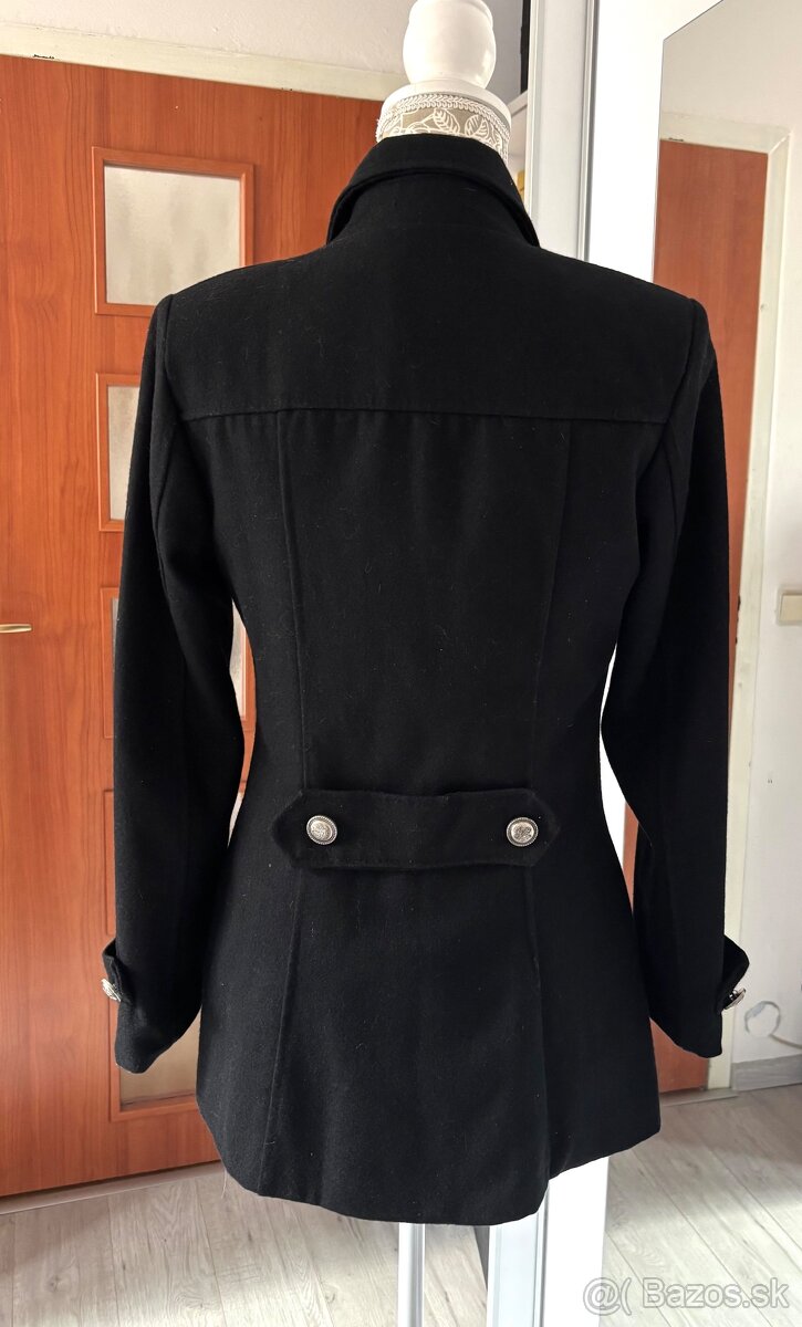Dámsky vlnený kabát - 5