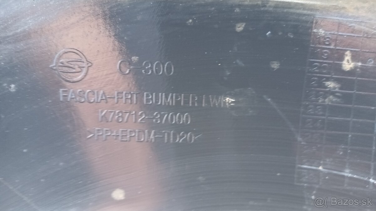 spodnú časť predného nárazníka, korando IV - 5