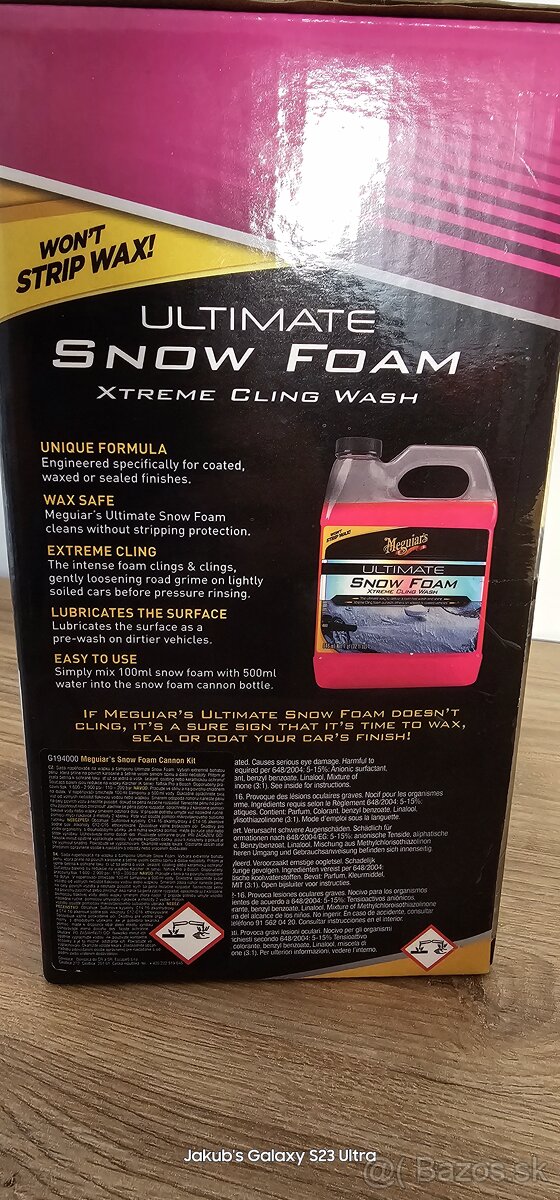 MEGUIAR'S ULTIMATE SNOW FOAM CANNON KIT - 5
