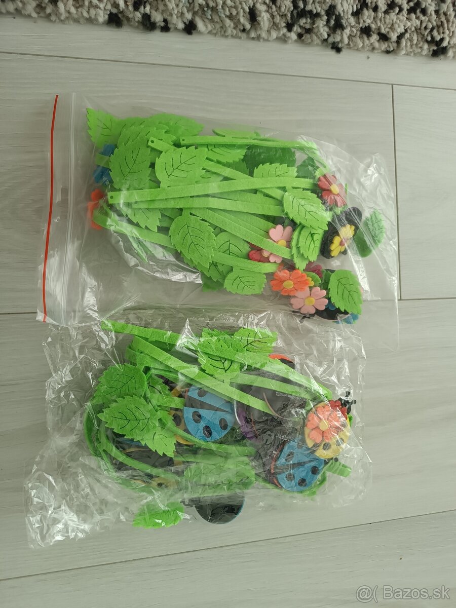 Kreatívny mix, filc, háčiky, výplne do hračiek - 5