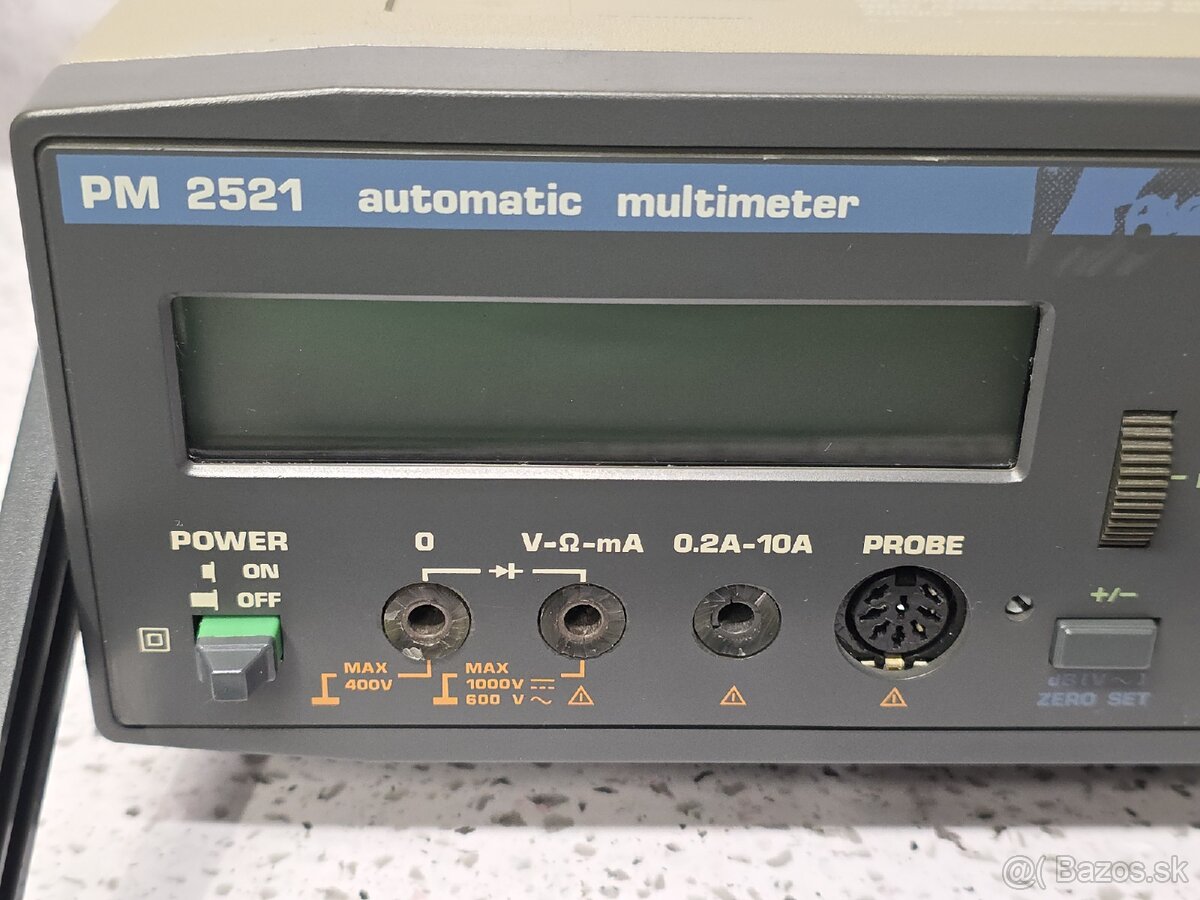 Philips PM2521 》Automatic Multimeter 》Made in Holland - 5