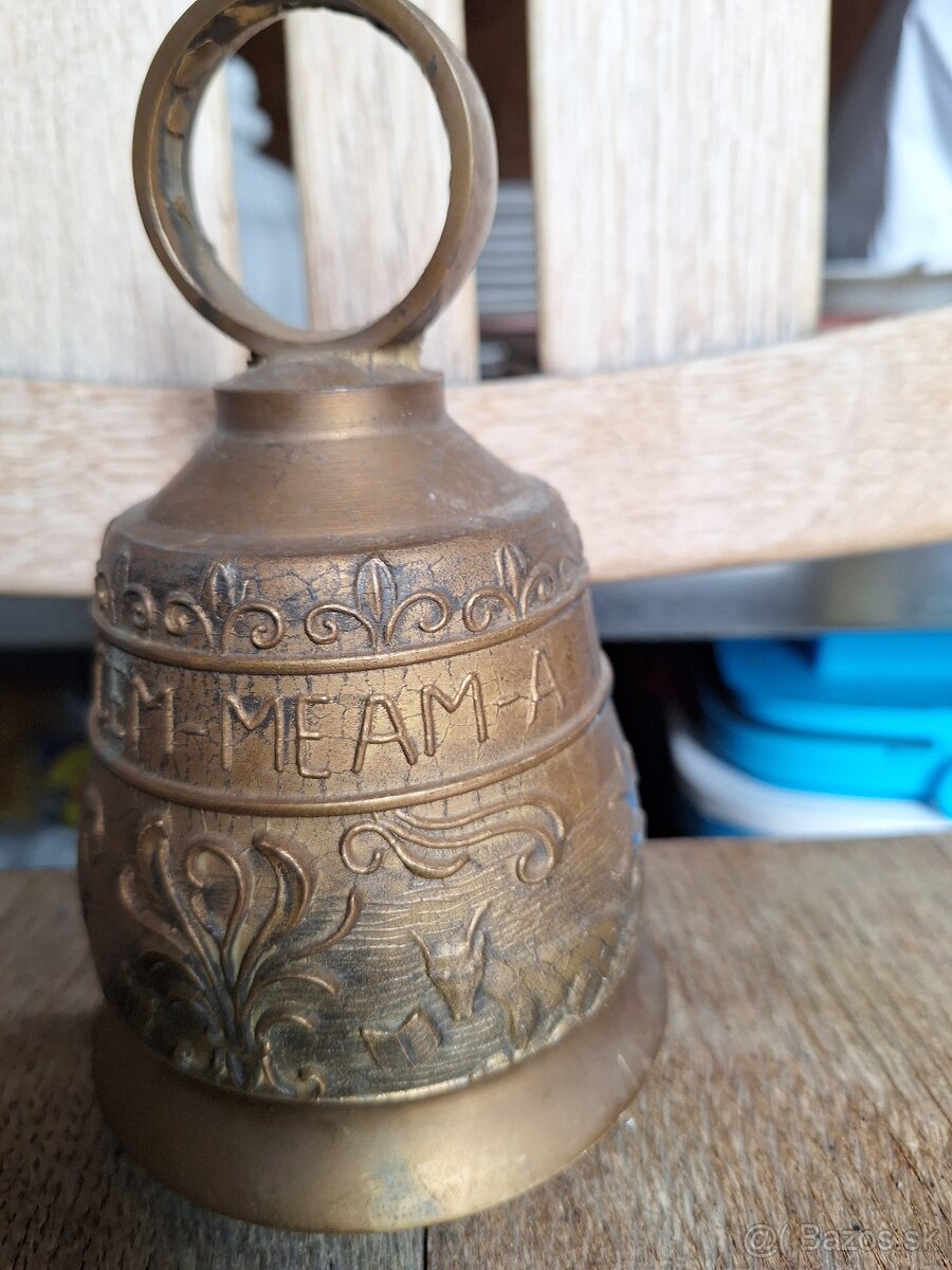 Starozitni bronzovy zvon - 5