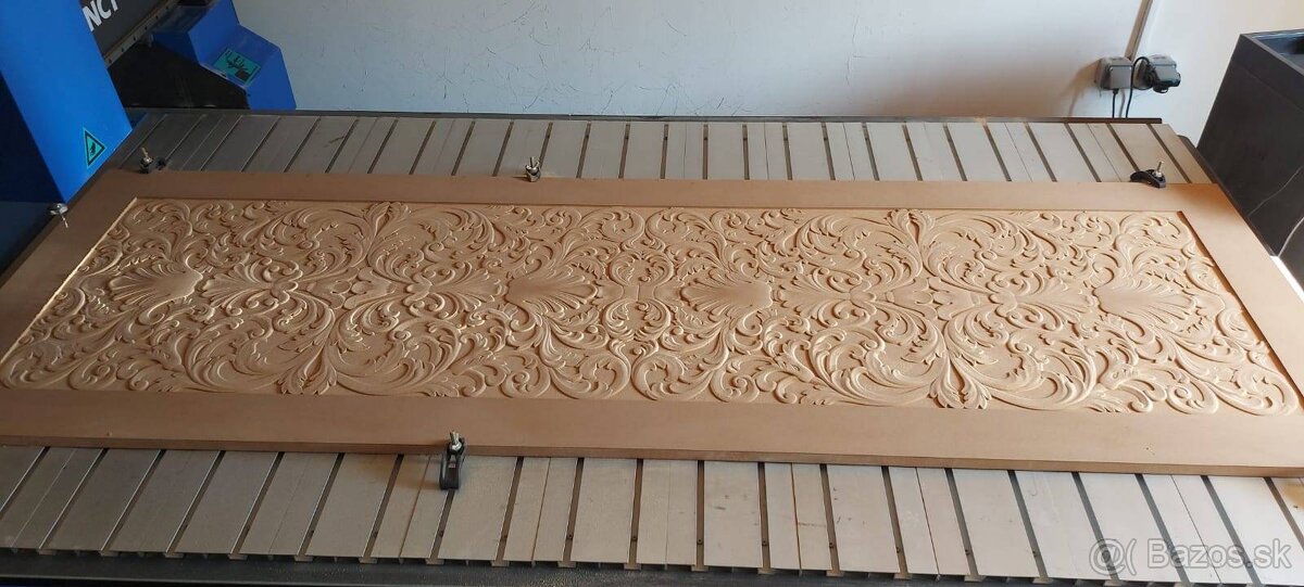 CNC frézovanie a 3D rezbárske práce(masív,MDF,plast) - 5