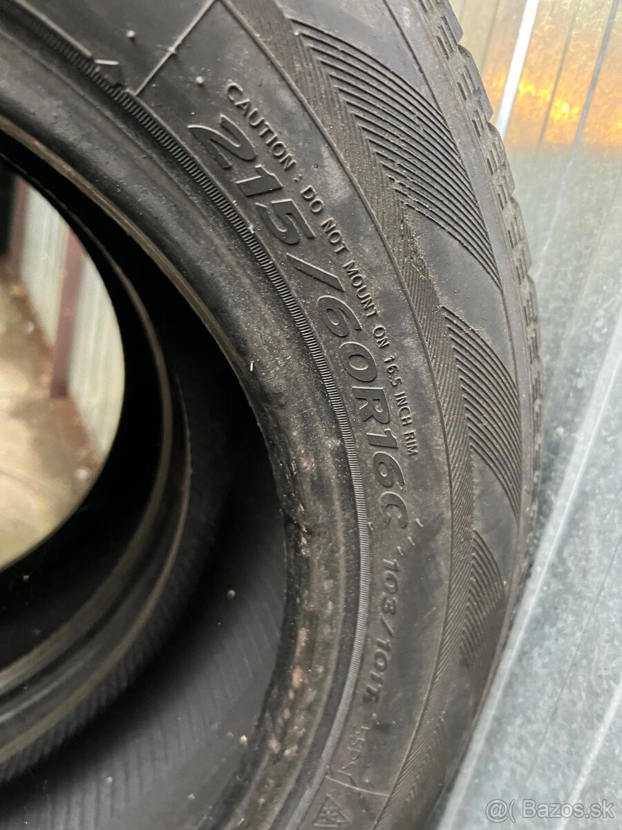 Zimne pneumatiky hankook 215/60R16C - 5