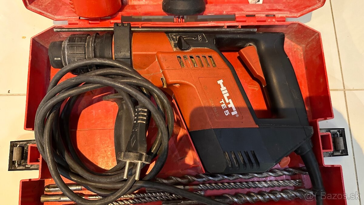 Predam priklepovu profi Vrtacku Hilty TE5 so sadou vrtakov - 5