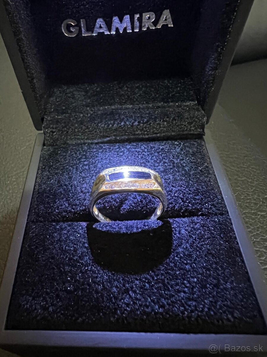 Zlatý dámsky prsteň - luxus - 5