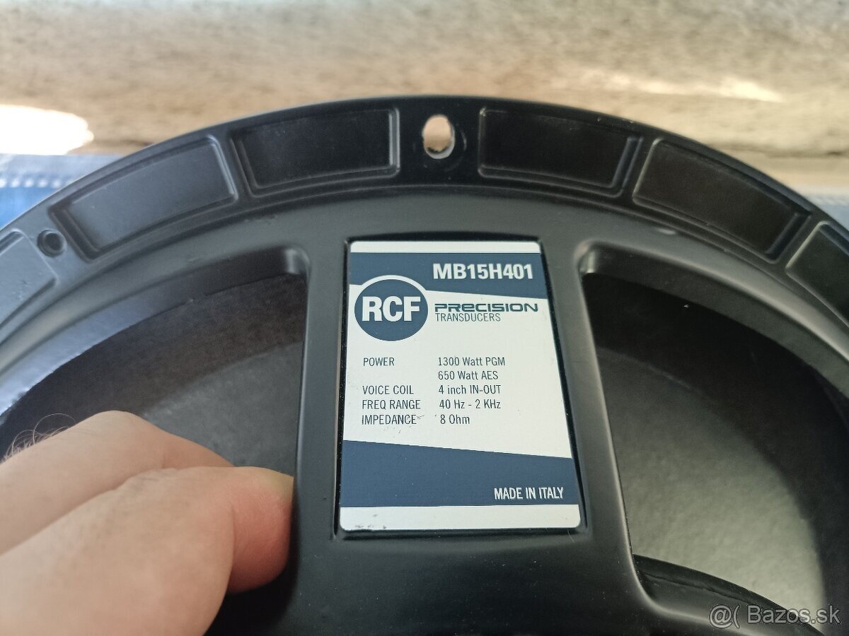 2ks extrémne 15" RCF MB15H401 - 5