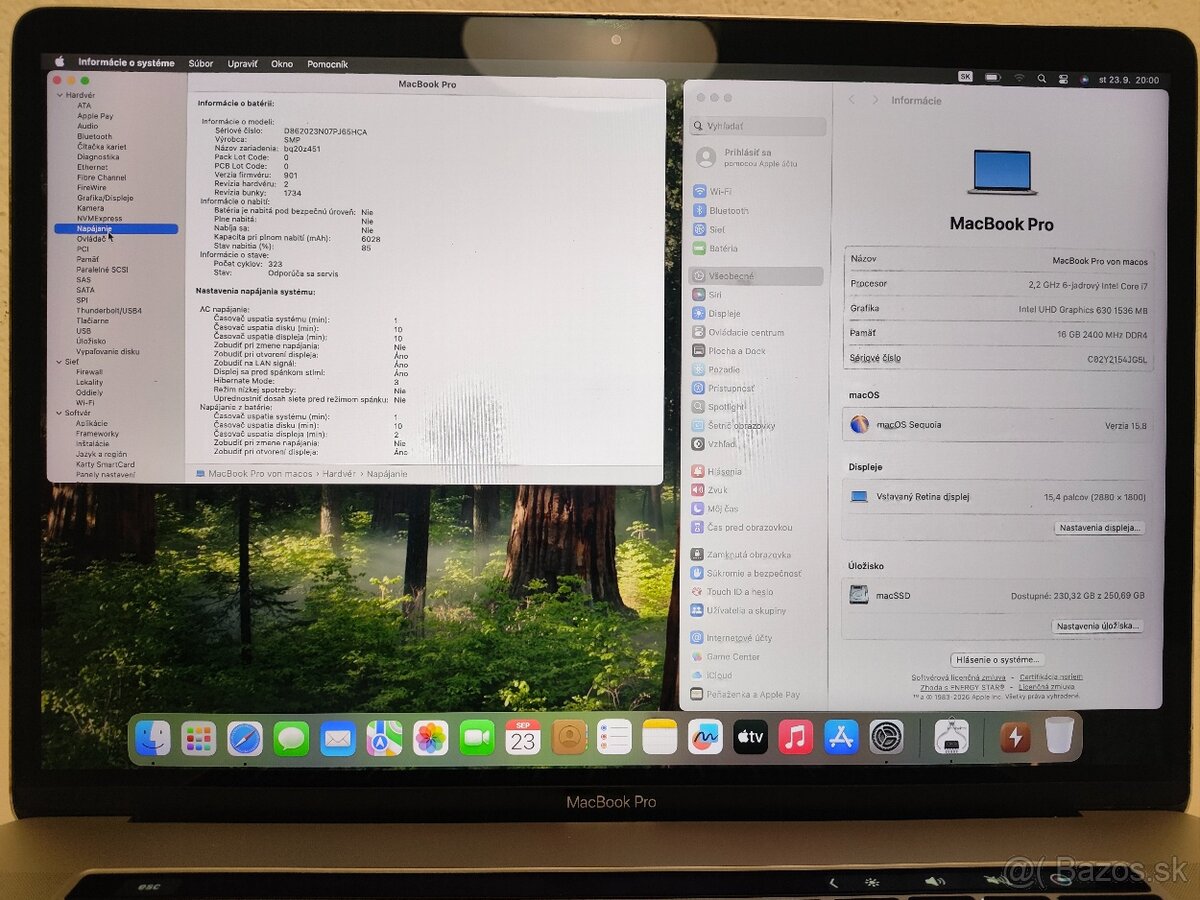 MacBook Pro 15 (2018, A1990) | Intel Core i7 2.2 GHz • 16 GB - 5
