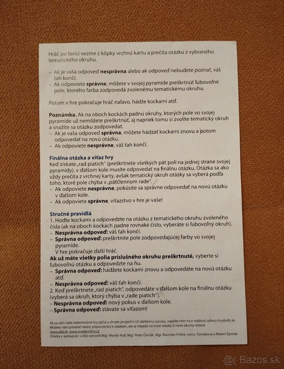 Slovensko hra na cesty - 5