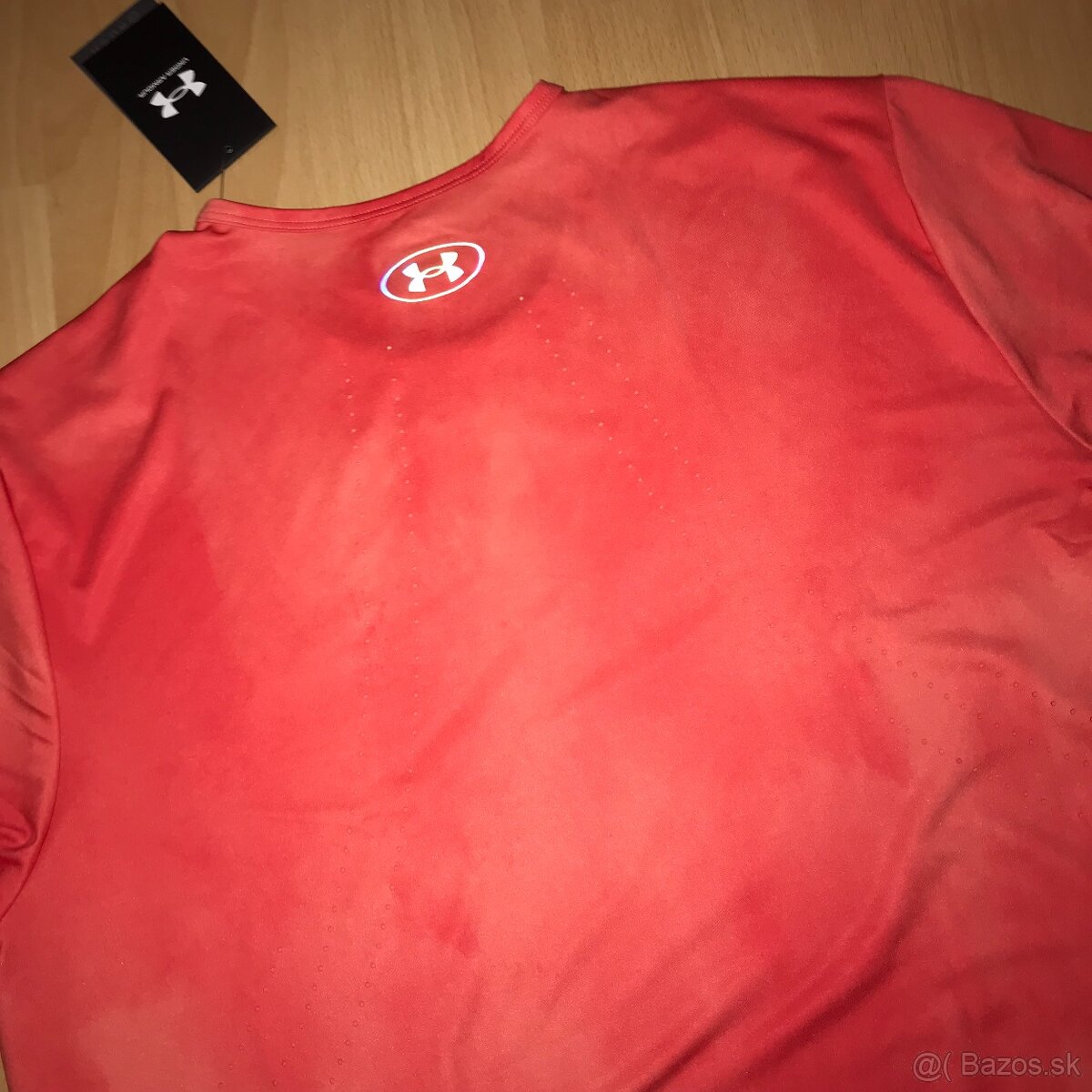 ŠPORTOVÉ TRIČKO UNDER ARMOUR červené - veľ. XL (L) + darček - 5