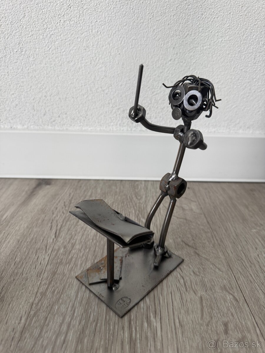 Štýlová kovové postavičky - figúrky - 5