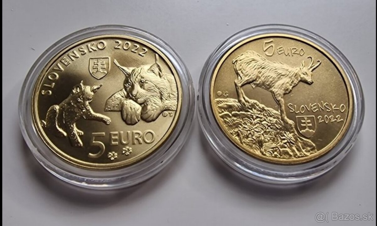 Slovensko 5€ mince Fauna a flóra - 5