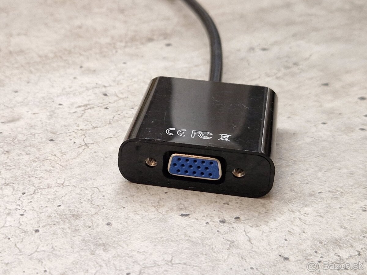 Sada adaptérov, HDMI switch, DP na VGA, HDMI na VGA, microUS - 5