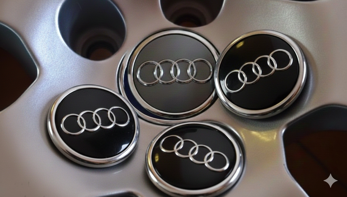 Stredove krytky - pukličky AUDI - 5