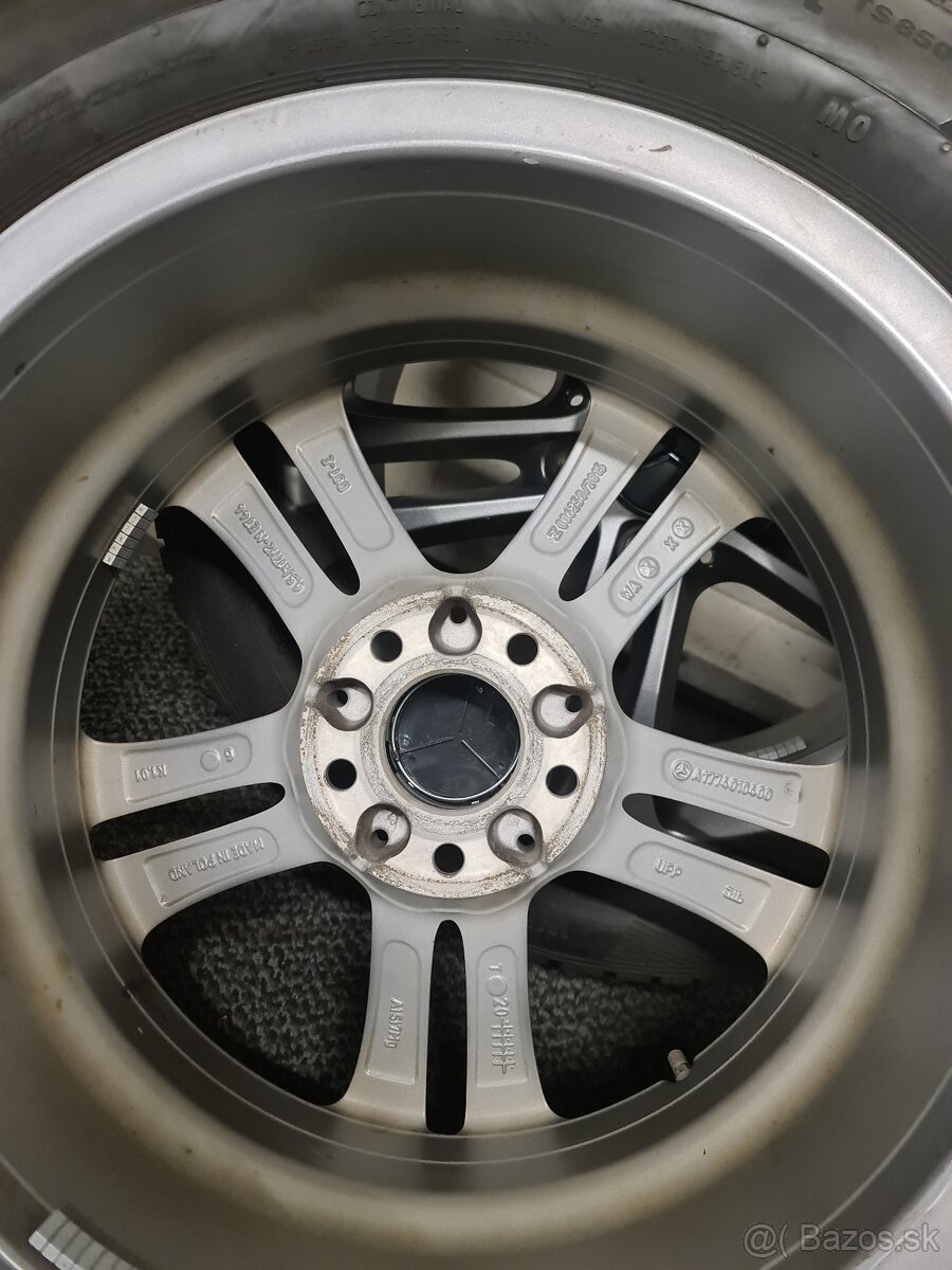 ZIMNA SADA MERCEDES 5X112 R17 + PNEU 205/55 R17 - 5