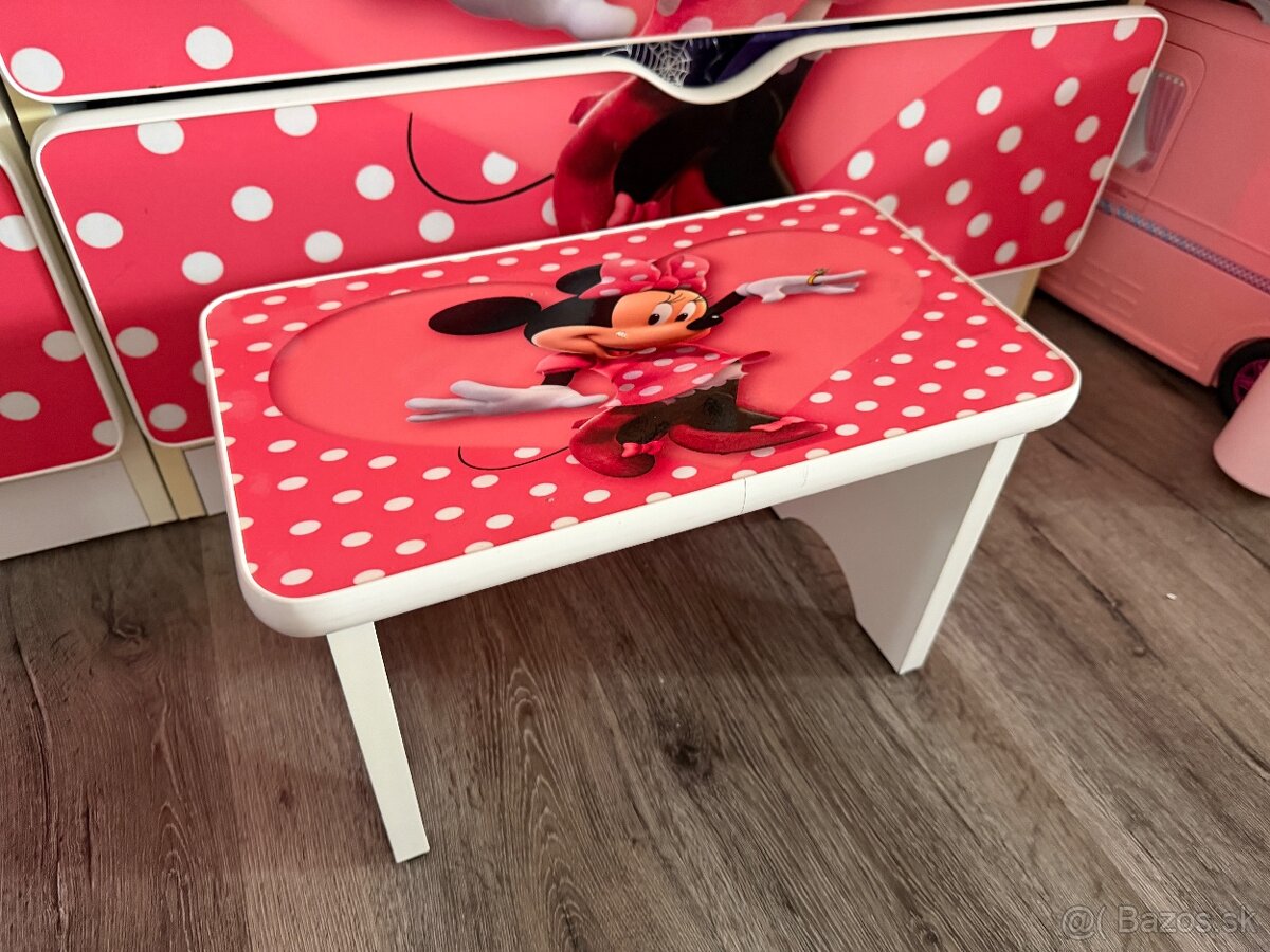 Detský nábytok Minnie Mouse – kompletná zostava - 5