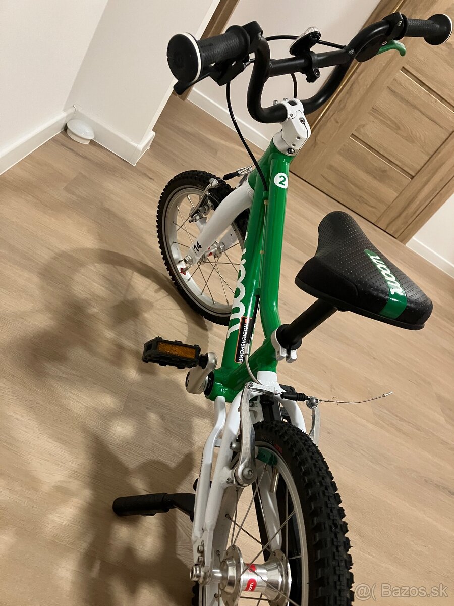 Detský bicykel Woom 2 zelený - 5
