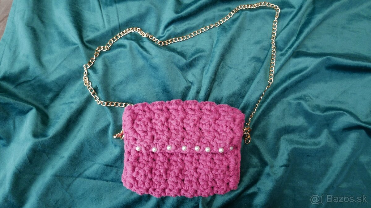 Predam mini háčkovanú kabelku - 5