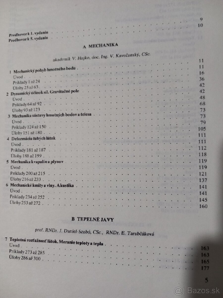 Fyzika v príkladoch - Vladimír Hajko - 1988 - 5