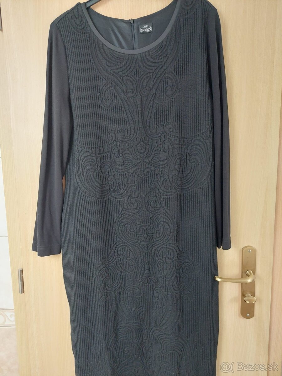 dámske šaty čierne č.46 -nenosené - 5