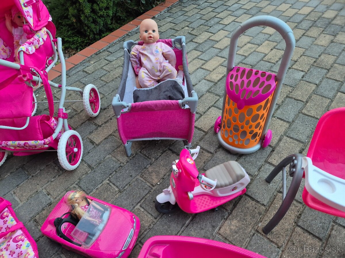Set pre deti, kocik, babiky, postielka, skuter, taska - 5