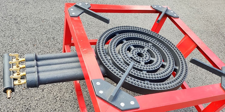 Veľký plynový horák so 4 horákmi - 5