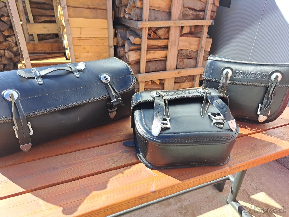 Kožené kufre REWACO -sada - 5