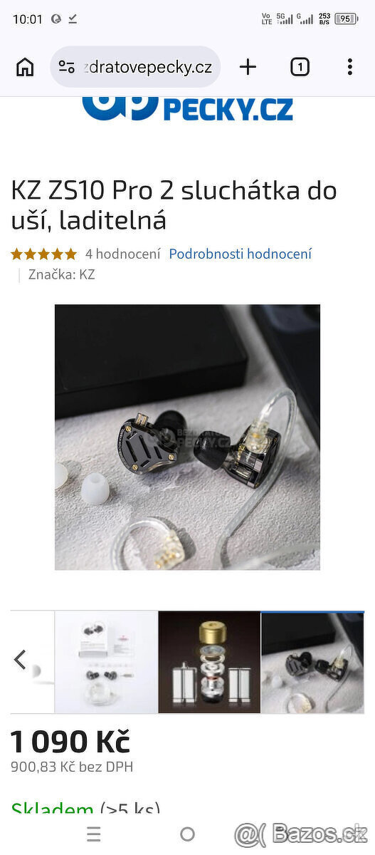 KZ ZS10 Pro drátová sluchátka - 5