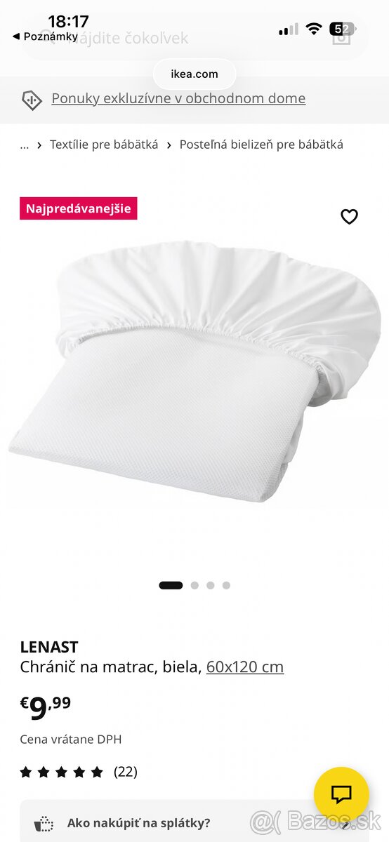 Postieľky s príslušenstvom v hodnote 261 eur - 5