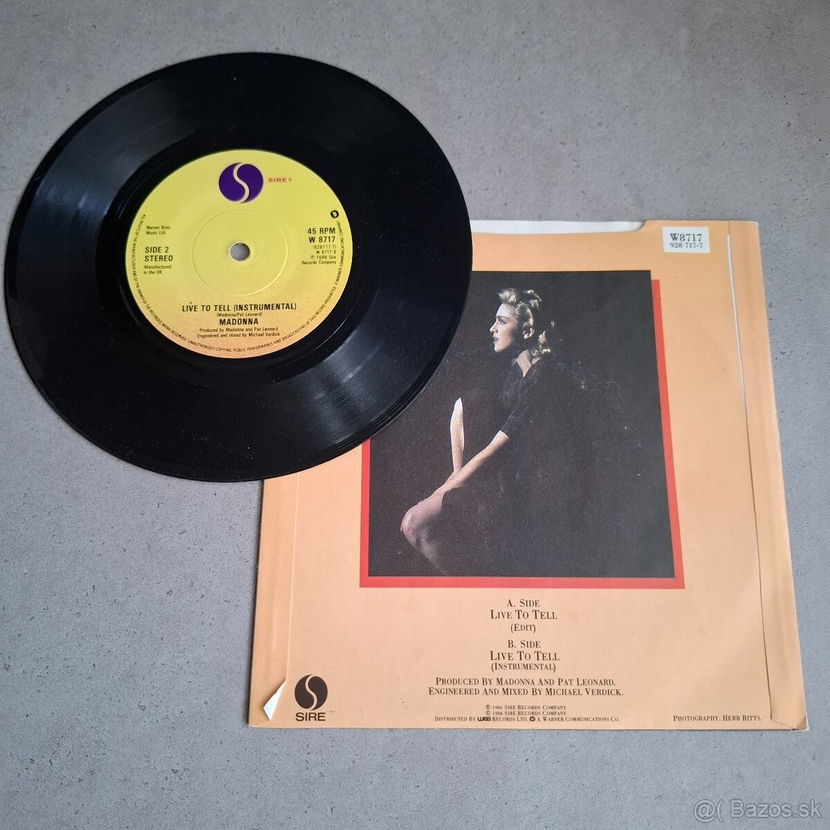 Madonna – Set 4x 7" singlov No1 - 5