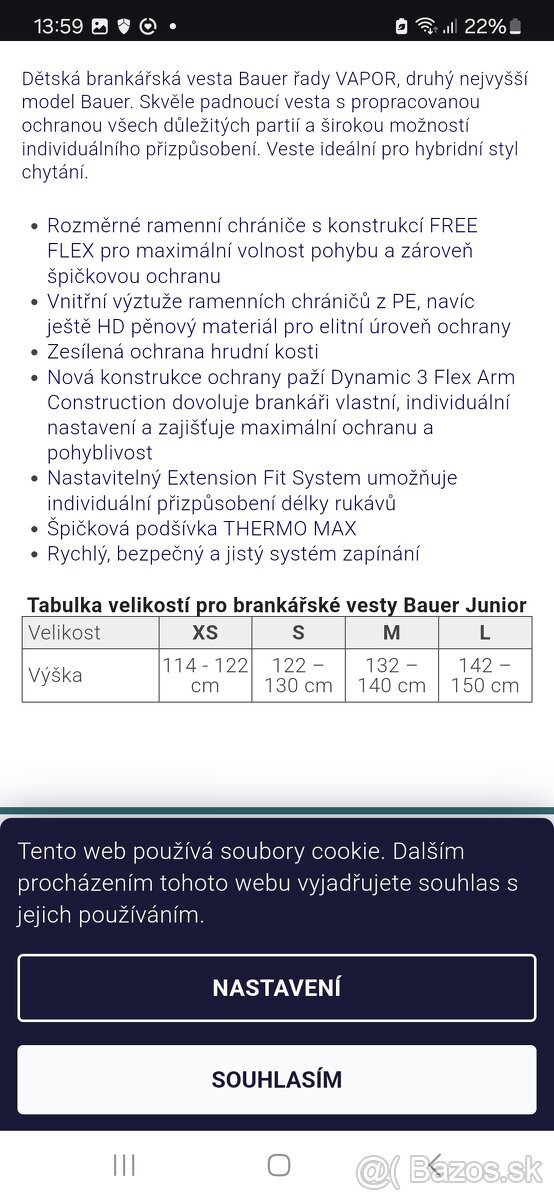 Brankárska vesta - 5