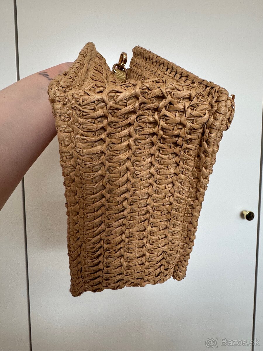Nová slamená kabelka H&M s visačkou - 5