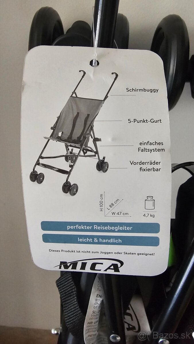 Predám úplne nový golfový kočík Mica - 5