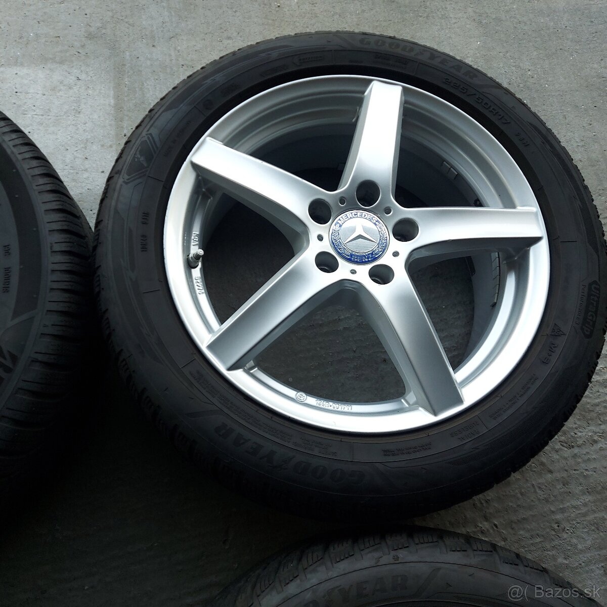 17"Elektróny Dezent 5x112 Mercedes C Class zimné - 5