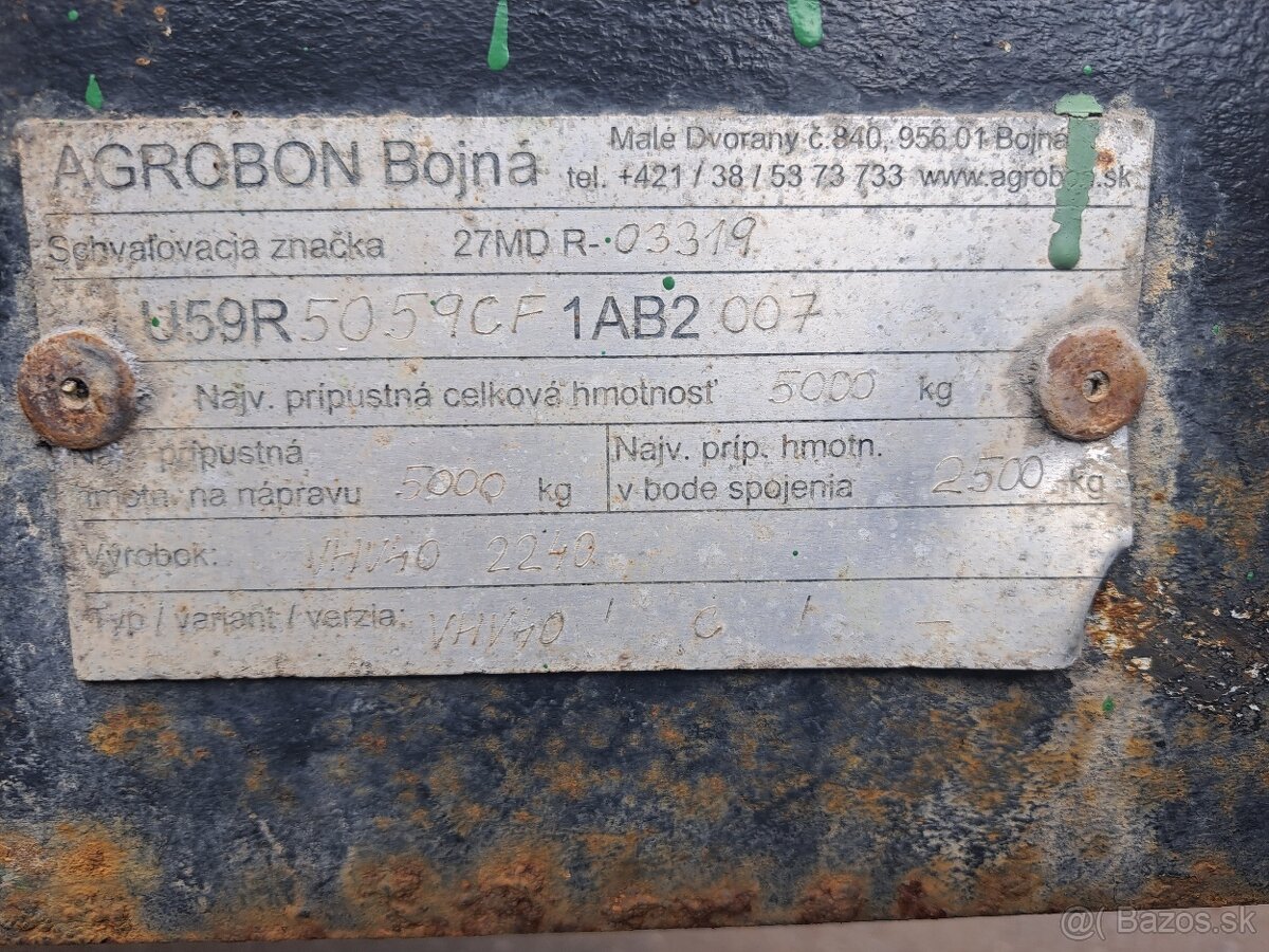 Agrobon sklápacia vlečka - 5