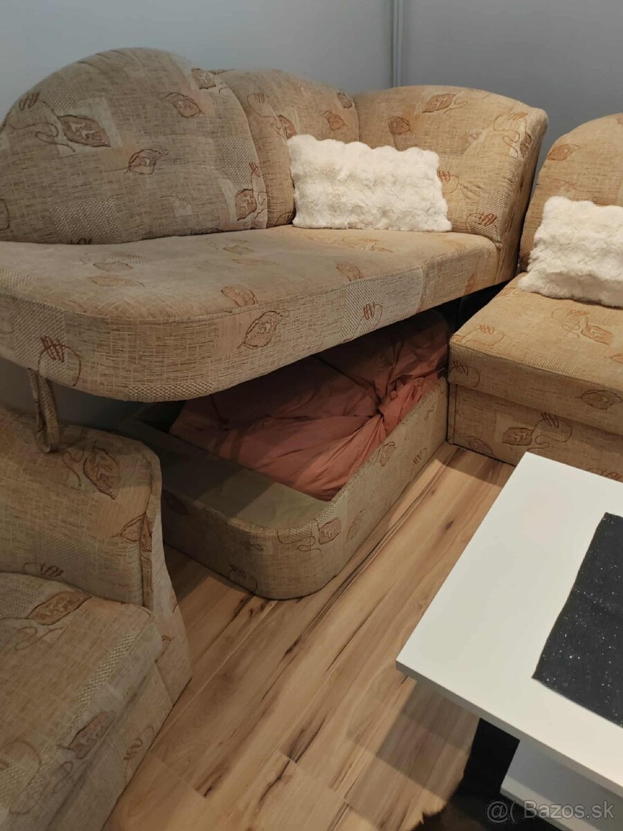 sedacia súprava zozkladaci gauč - 5
