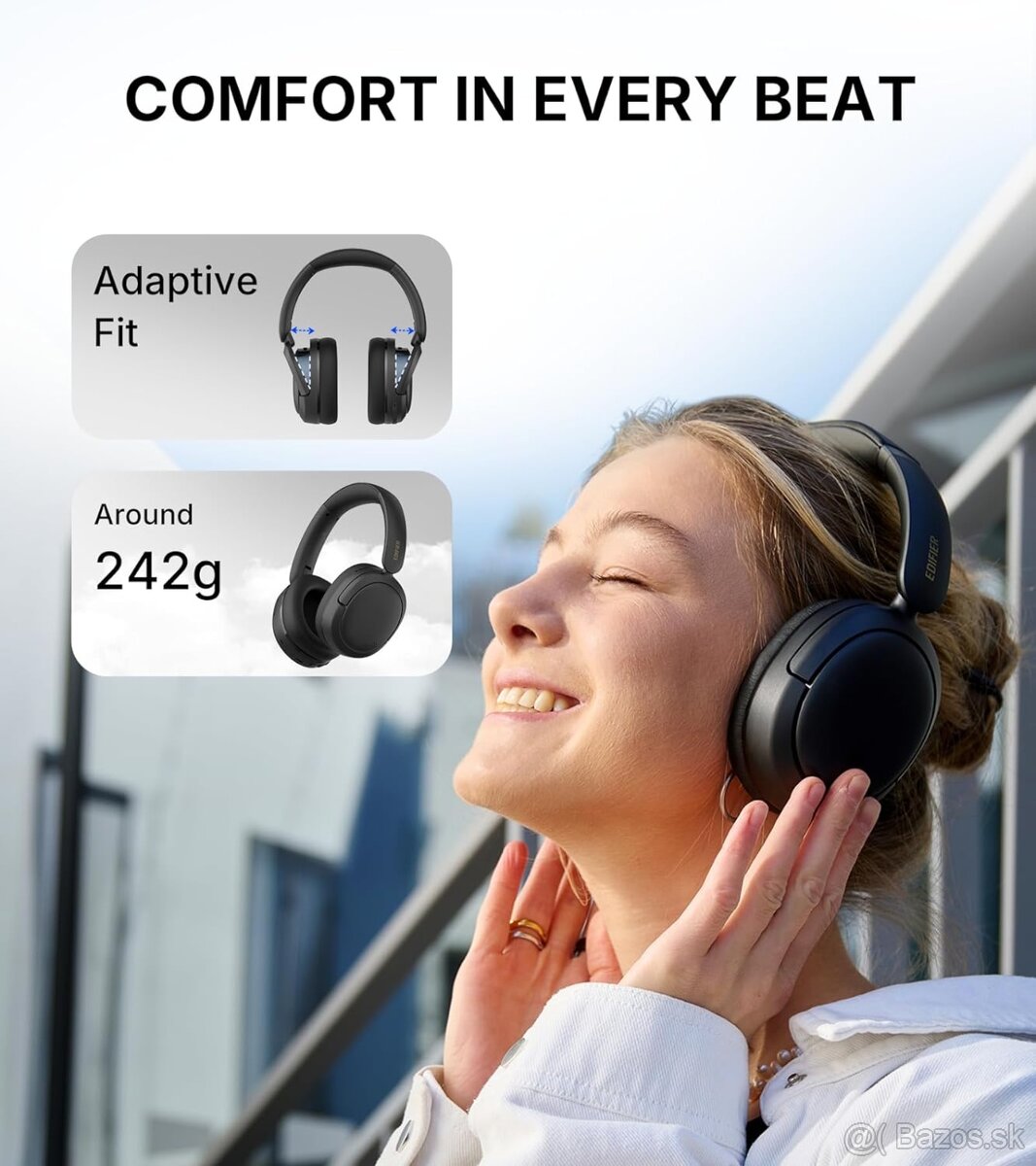 Edifier W800BT SE Wireless Over-Ear Bluetooth 5.4 Headphones - 5