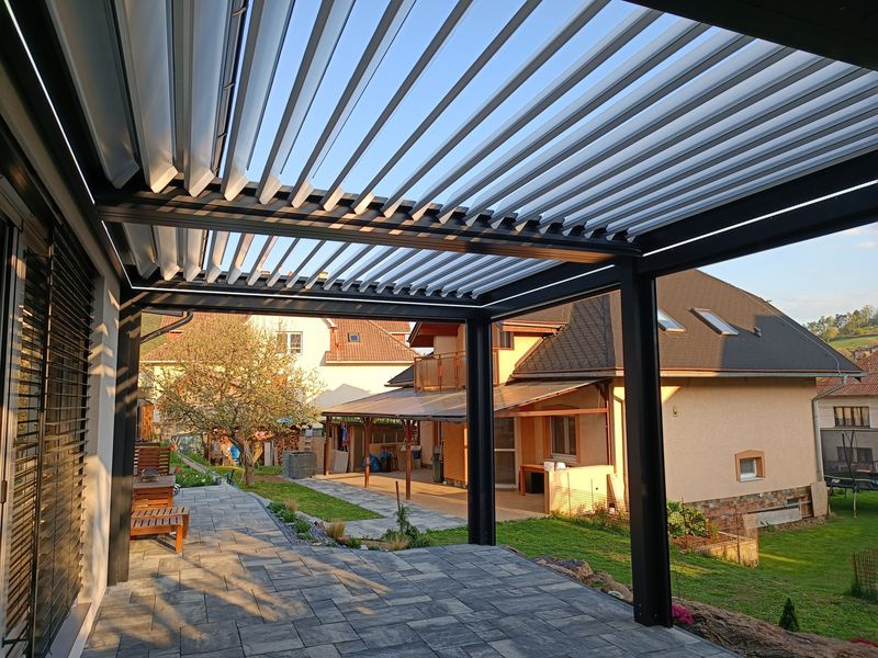 Bioklimaticka pergola 6x3m - 5