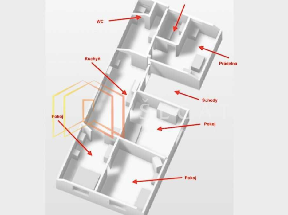 Prodejdvou domů v Pustějově okr. Nový Jičín. - 5