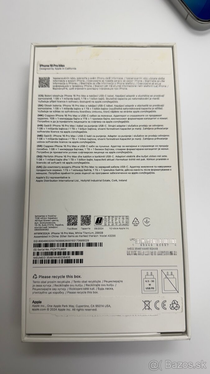 iPhone 16 Pro Max 256 GB White - 5