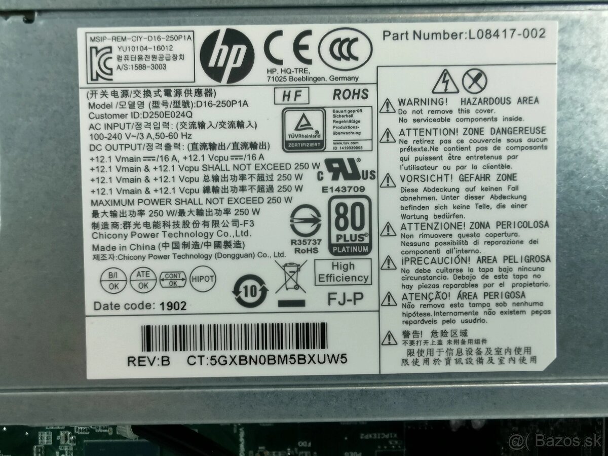 HP 800 G4 - i5 8400, 16GB RAM, 256GB NVMe SSD, ZÁRUKA, W11 - 5