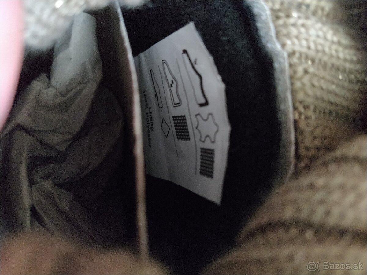 NOVÉ kožené hnedé čižmy veľ. 38 (osobný odber) - 5